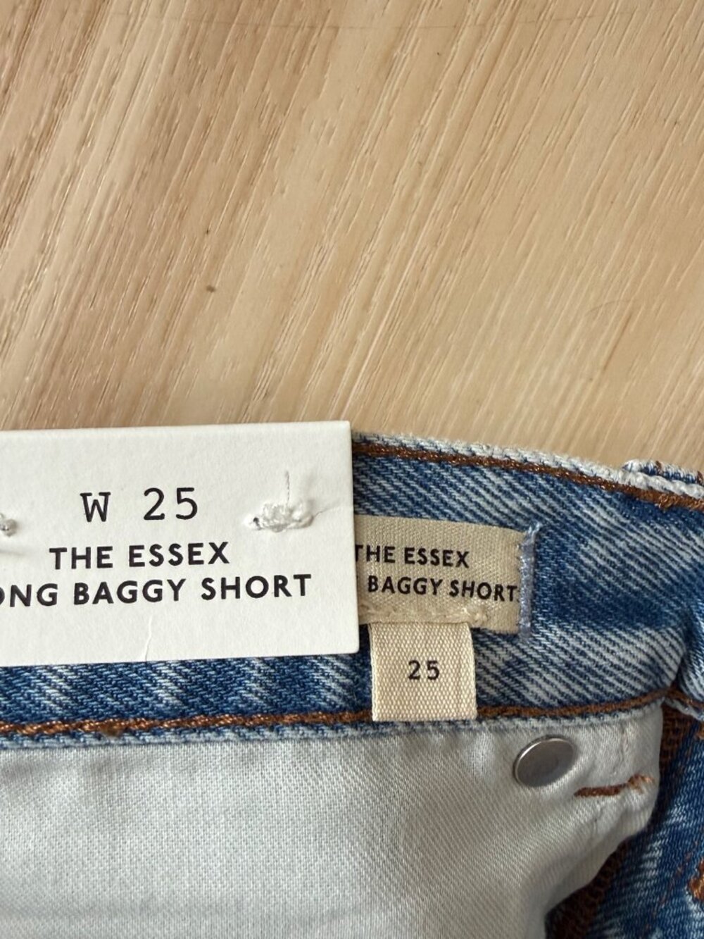 Madewell Essex Long Baggy Short - New With Tags! - Picture 6 of 6